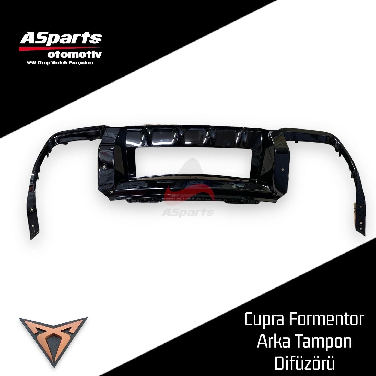 Cupra Formentor 1.5 - 2.0 TSI Arka Tampon Difüzör (Orijinal)