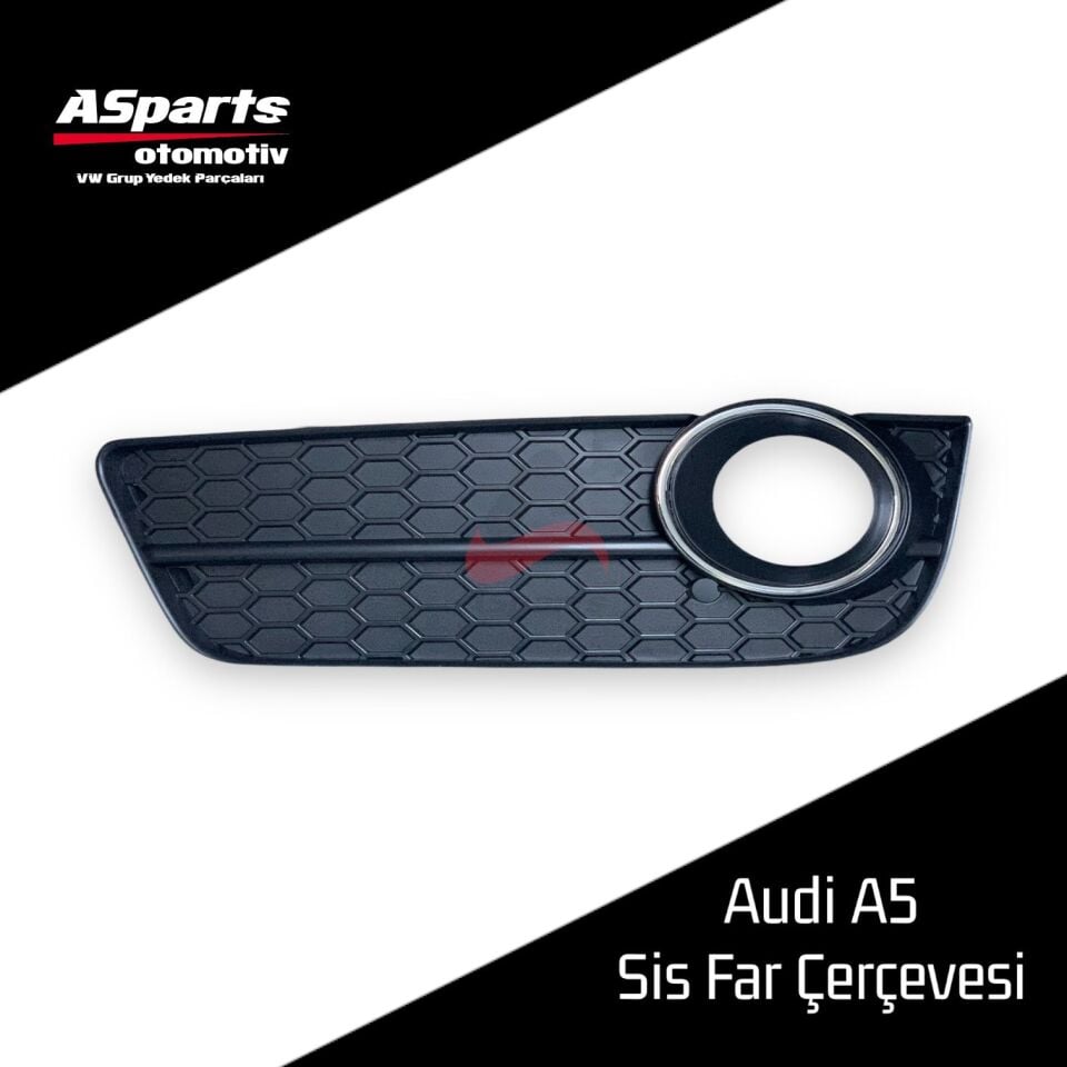 Audi A5 2008 - 2012 Sis Far Çerçevesi Sol-Sürücü 8T0807681