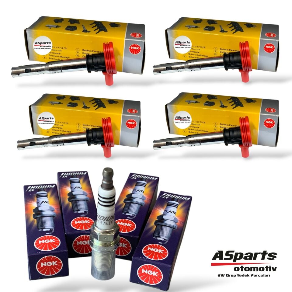 NGK R8 Bobin BKR7EIX Buji Set NGK 48041 NGK 2667