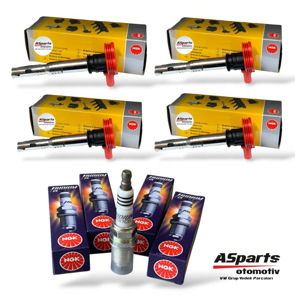 NGK R8 Bobin BKR7EIX Buji Set NGK 48041 NGK 2667