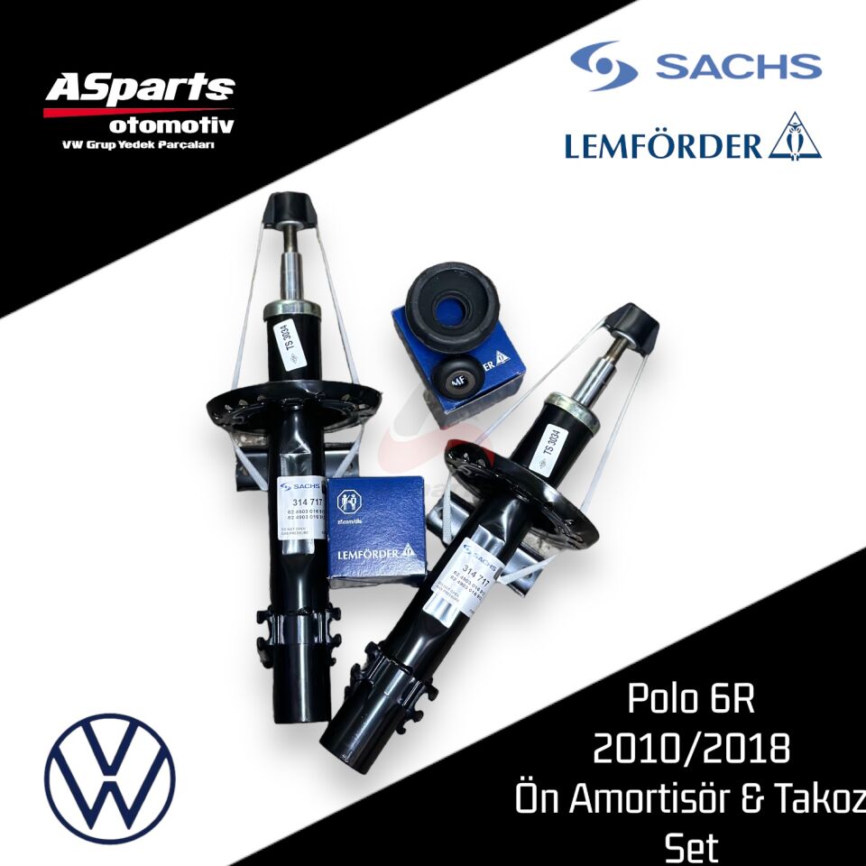 Volkswagen Polo 2011 - 2018 Ön Amortisör - Takoz Seti 6R0198413