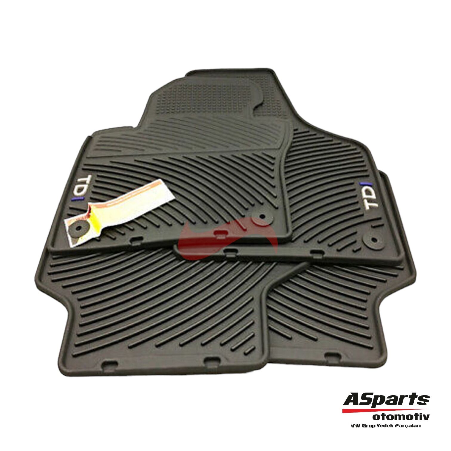 Volkswagen Golf 7 - 7.5 Paspas Araç içi Kauçuk Paspas (TDI Yazılı) 5G1061550A