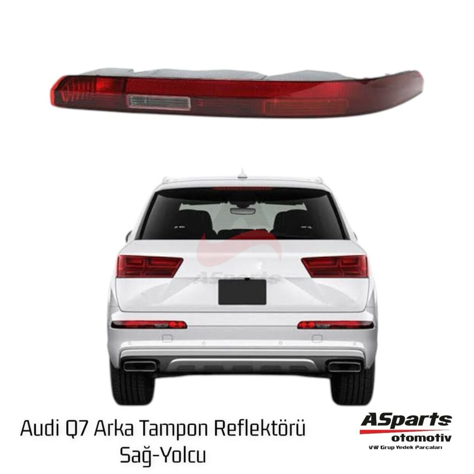 Audi Q7 2015 - 2023 Arka Tampon Reflektörü Sağ-Yolcu 4M0945096 (Marelli)