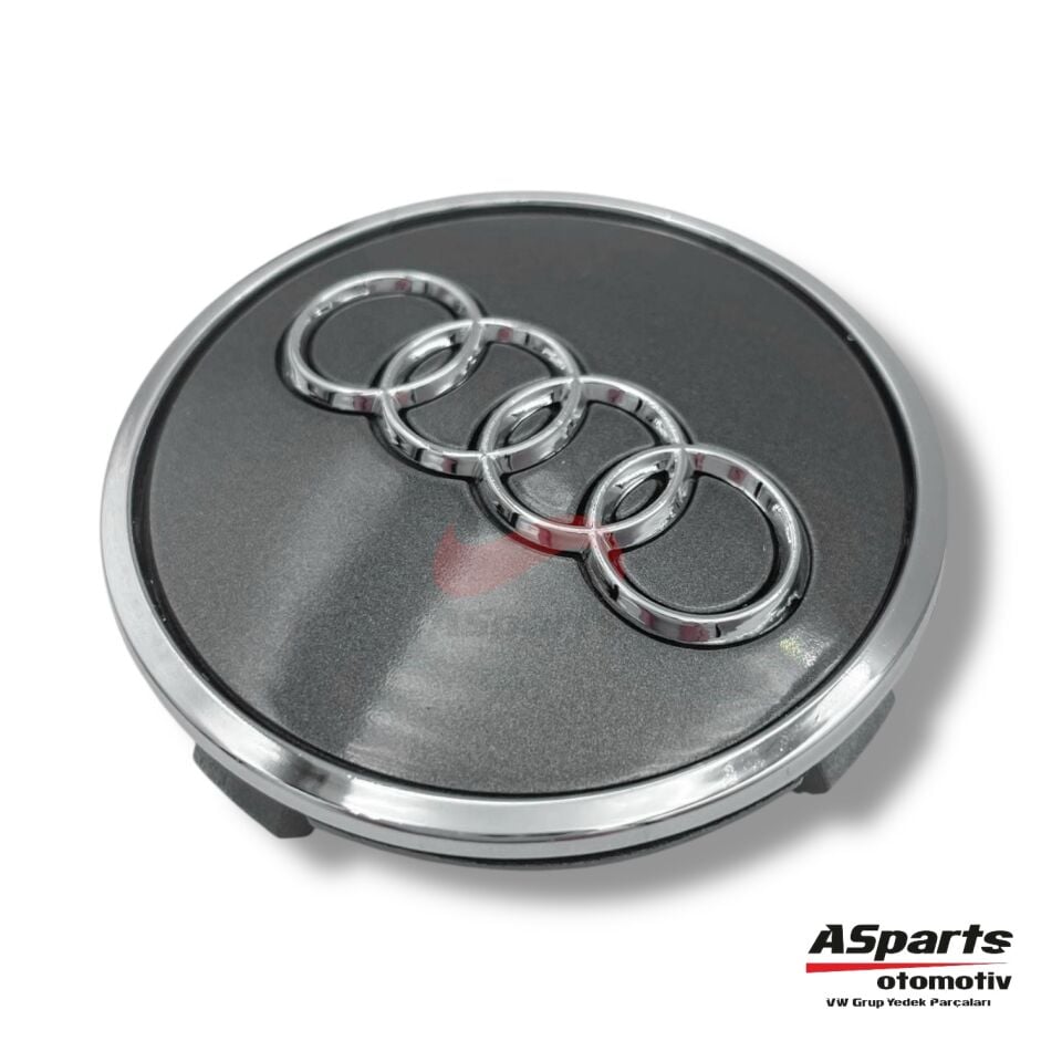 Audi A4 - A5 - A6  [ 2016 - 2022 ] Jant Göbek Arması 8W0601170 (Füme)