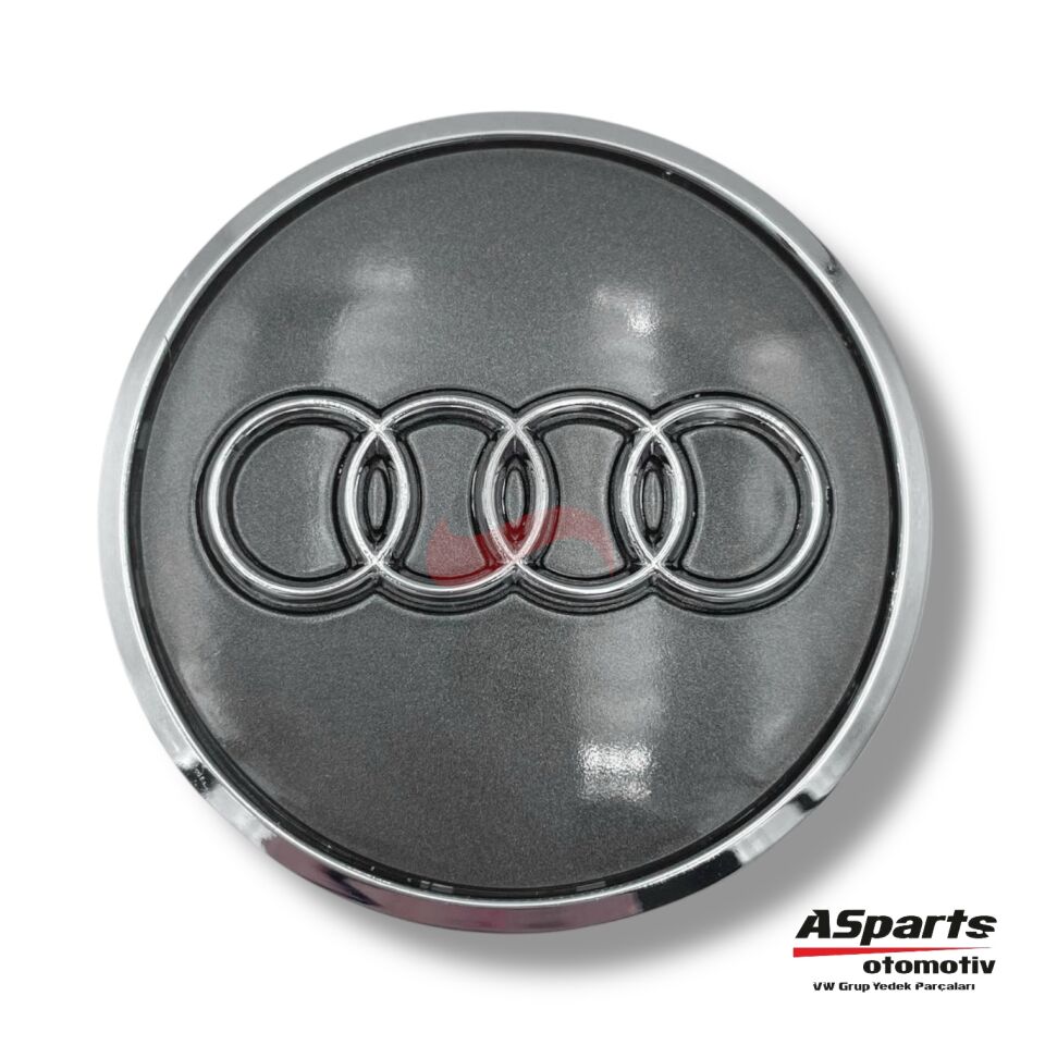 Audi A4 - A5 - A6  [ 2016 - 2022 ] Jant Göbek Arması 8W0601170 (Füme)