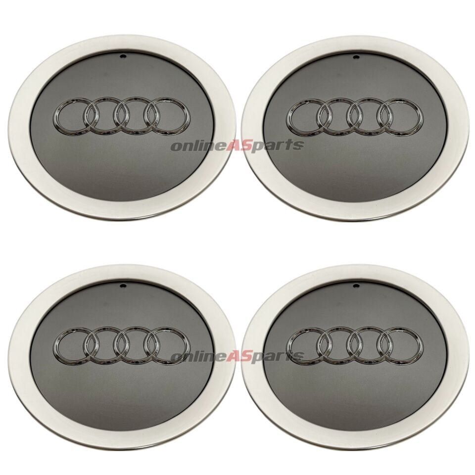 Audi A8 Jant Göbek Arması Kapağı (Set) 4E0601165A 4E0198601
